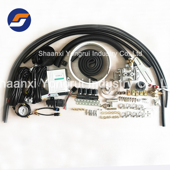 LPG CNG conversion kits 4CYL 6CYL 8CYL reducer injector rail ECU