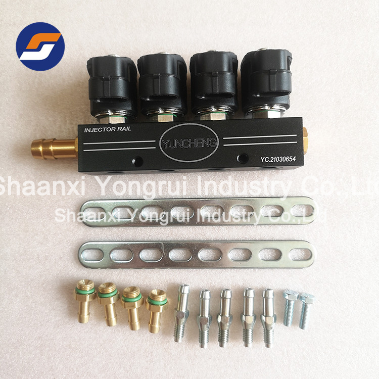 LPG CNG conversion kits 4CYL 6CYL 8CYL reducer injector rail ECU