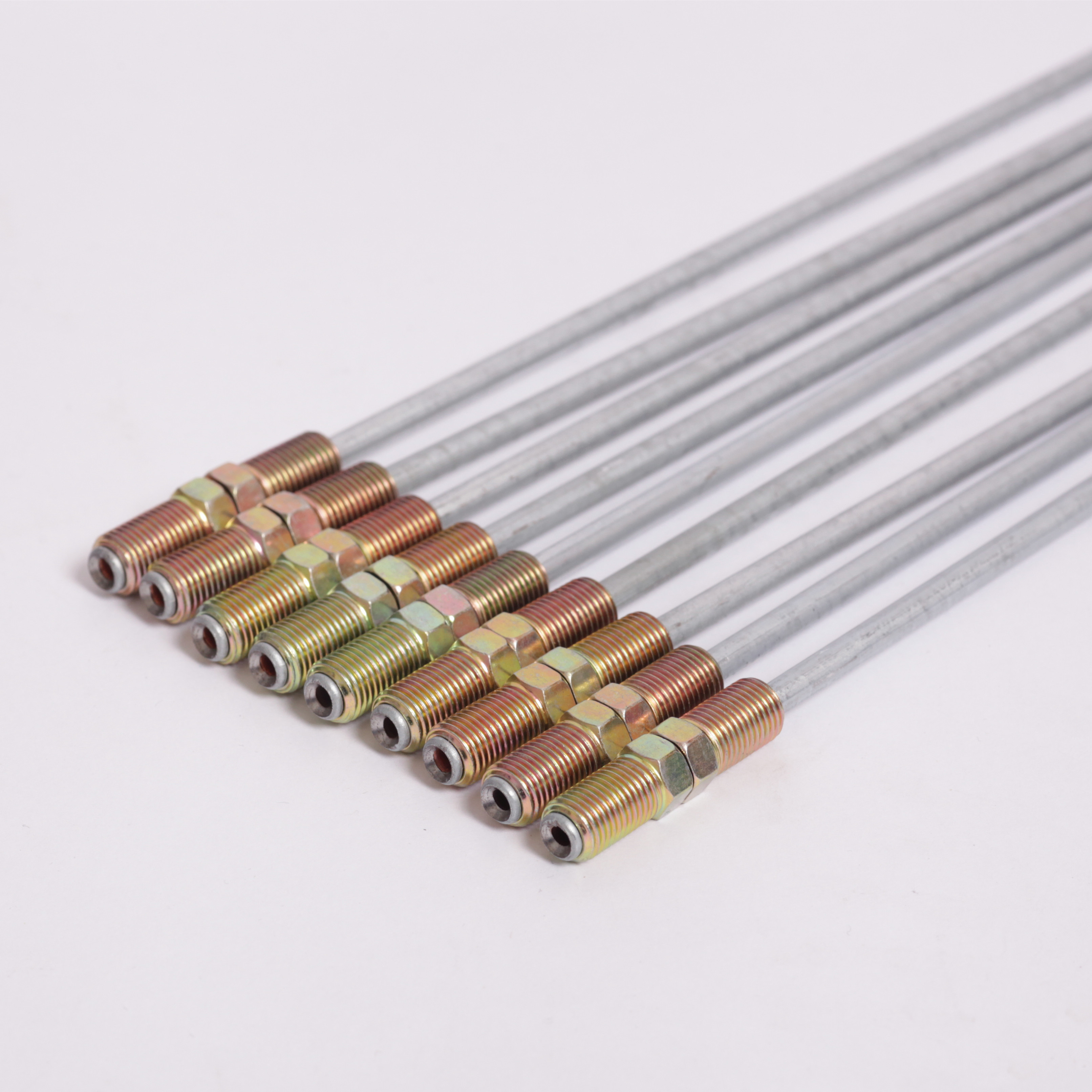  white zinc plated bundy tube