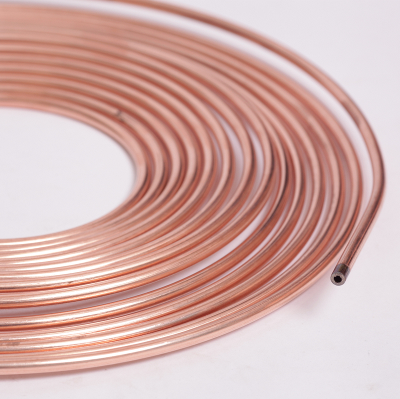 copper Coated bundy tube spiral coil